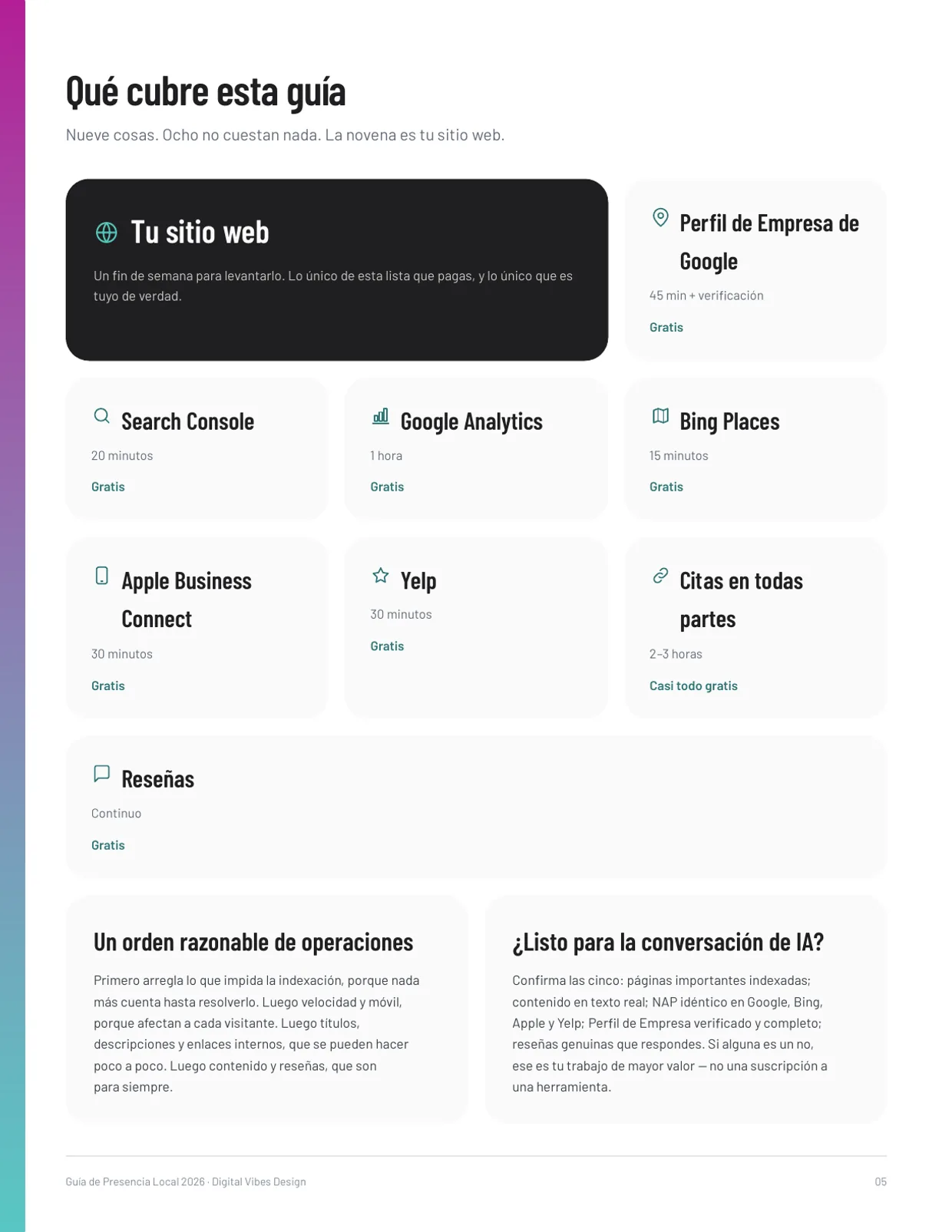 Page 5 of the local presence guide